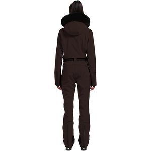 Combinaison de ski pour femme personnalisée, une pièce, isolée, duvet de canard 30g, imperméable 15k, respirante 10k, vêtements de ski - Product Image 2