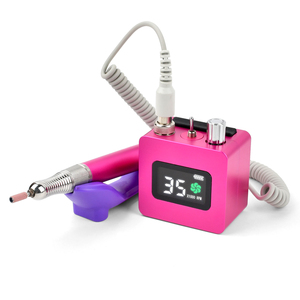 Professional 35000RPM Electric Portable Nail <b>Drill</b> Machine Rechargeable Nail Sander File Tool - Product Image 6