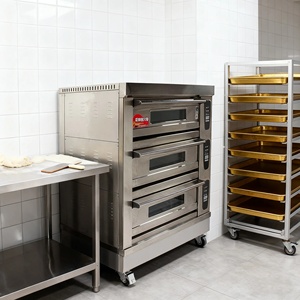 Nuevo Horno Comercial de Panadería de 3 Niveles y 6 Bandejas, 380V, Acero Inoxidable, Material de Maíz para Pan y Pasteles, 3 Niveles, 12 Bandejas - Product Image 5