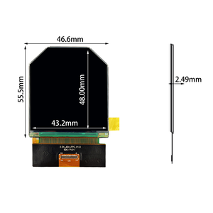 TFT LCDモジュール2.54インチ1440x1600 Mipiインターフェース2.5インチAR VR TFTディスプレイDji Fpv Google交換用