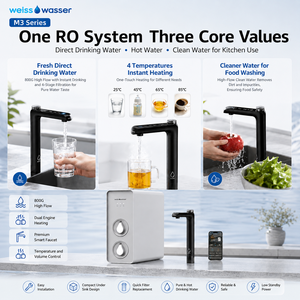 <span class=keywords><strong>Depuratore</strong></span> d'acqua a osmosi inversa senza serbatoio da 800 GPD, sistema di filtraggio dell'acqua a osmosi inversa 3 in 1 per uso domestico con rubinetto intelligente per acqua calda istantanea - Product Image 3