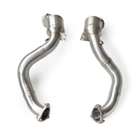 Venta Directa de Fábrica: Sistema de Escape de Alta Calidad con Tubo de Bajada de Acero Inoxidable SS304 para Aston Martin DB11 4.0T 2017-2022 para Mejorar la Respuesta de la Turbina