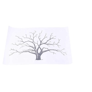 Toile personnalisée peinture d'<span class=keywords><strong>empreintes</strong></span> digitales livre d'or de <span class=keywords><strong>mariage</strong></span> cadeaux de <span class=keywords><strong>mariage</strong></span> DIY Comunion décorations de fête d'anniversaire - Product Image 1