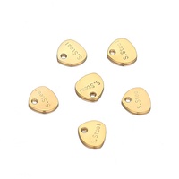 50pcs acier inoxydable petite extrémité queue pendentif à breloque collier Extender chaîne breloques pour bijoux à bricoler soi-même faisant artisanat accessoires