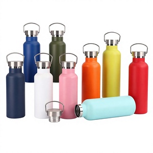 Bouteille d'eau sport isotherme à double paroi en acier inoxydable 304, <span class=keywords><strong>isolation</strong></span> <span class=keywords><strong>thermique</strong></span> de 12 à 24 heures, style américain - Product Image 1