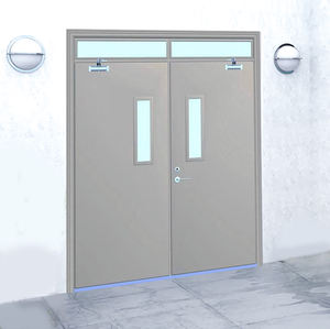 ประตูเหล็กกันไฟแบบสองบานสั่งทำพิเศษ ทนไฟ 1 ชั่วโมง - Product Image 2