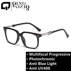 <span class=keywords><strong>Gafas</strong></span> fotocromáticas multifocales <span class=keywords><strong>para</strong></span> hombre con aumento de 1.50 a 3.00, bloqueo de luz azul, protección UV <span class=keywords><strong>para</strong></span> presbicia, <span class=keywords><strong>para</strong></span> verano y exteriores. - Product Image 2