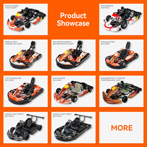 Go Kart Personalizado Vortkart para Adultos, 200cc, a Gasolina, <span class=keywords><strong>con</strong></span> Motor Honda GX200, para Alquiler Profesional en Pistas de Karting - Product Image 5