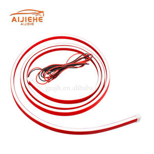 Tira de luces Led Flexible para coche, 1,2 M, 1,5 M, 1,8 M, decoración de luces de circulación diurna, luz de fondo larga, lámpara Universal de ambiente automática - Product Image 5