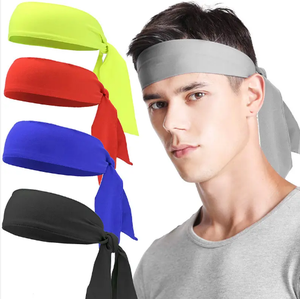 Unisex Tùy Chỉnh Đàn Hồi Phòng Tập Thể Dục Headbands Thể Thao Có Thể Điều Chỉnh Tie Headbands - Product Image 2