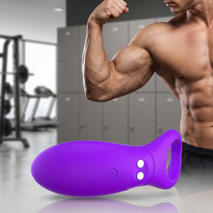 Anillo Vibrador para Pene LOTUSIF, Color Morado, Mayor Estimulación Masculina, Juguete para Adultos - Product Image 1
