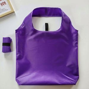 Bolsas de Compras Plegables Personalizadas al por Mayor con Logotipo, Estilo Clásico, Impermeables, Impresas con Serigrafía, de Tela Oxford 420D, Ecológicas - Product Image 3