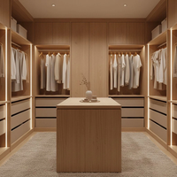Armoire de chambre Aige moderne en mélamine, design autoportant, durable et écologique, grande capacité pour appartement et villa