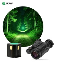 JKNV Gen2+ FOM1200 Lunettes de vision nocturne à trois fils avec contrôle de gain externe P45, portée 1000m, 30fps, alimentation automatique