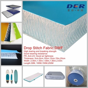 Vente en gros 8CM 1300gsm PVC léger double paroi Drop Stitch tissu pour SUP & <span class=keywords><strong>SPA</strong></span> - Product Image 6