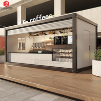 BELYOO Kiosque de café modulaire personnalisé, boutique de café portable, magasin de vente au détail pour projets commerciaux en plein air