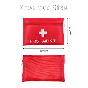 Bolsa médica suave personalizada de fábrica, botiquín de primeros auxilios impermeable rojo, botiquín de primeros auxilios portátil de viaje, botiquín de emergencia para el hogar, coche, oficina, deporte - Product Image 6