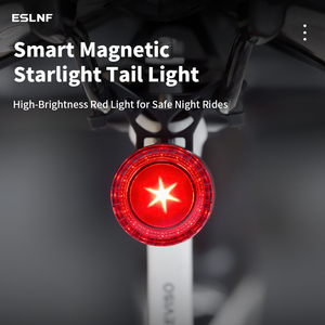 Luz Magnética para Bicicleta ESLNF con Sensor de Freno, Luz Trasera Impermeable, Recargable Tipo C para Ciclismo MTB - Product Image 2