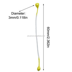 Hecho a mano 290 Uds 3mm perla puntiaguda flor <span class=keywords><strong>estambre</strong></span> horquilla flor Artificial accesorio para fiesta de Navidad nueva llegada - Product Image 2