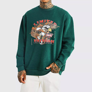 Sudadera Extra Grande de Felpa de Algodón para Hombre con Estampado Digital, Estilo Vacaciones de Invierno, Ropa Personalizada ODM - Product Image 1