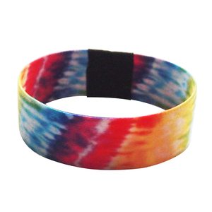 Muñequeras elásticas RPET de amistad con logotipo personalizado <span class=keywords><strong>QR</strong></span> Festival <span class=keywords><strong>Ticket</strong></span> pulsera de tela elástica reciclada de marca para eventos - Product Image 3