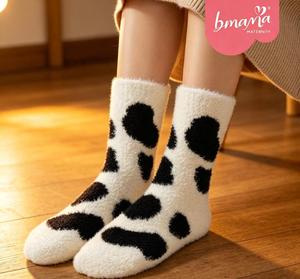 Chaussettes de nuit épaisses et moelleuses Bmama Nordic Snuggle Crew pour femmes - Product Image 1