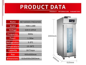 YOSLON-Equipo de cocina totalmente automático, retardador de masa para hornear pan - Product Image 2