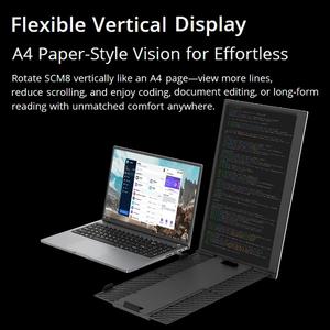 Compre Blackview SCM8, Monitor Portátil de 15.3 Pulgadas, Ultra Delgado, Pantalla LCD Extensora, 100% sRGB FHD, 100W PD, Soporte para <span class=keywords><strong>Mac</strong></span> y Windows - Product Image 4