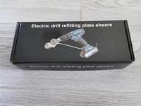 Perceuse électrique plaque Cutter fixation Double tête fer tôle Cutter plaque poinçon ciseaux outils de coupe gratuits