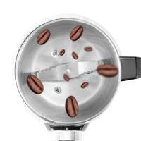 Moulin à café électrique en acier inoxydable nouveau contrôle tactile électronique domestique avec cycle de nettoyage pour hôtels