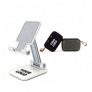 Wholesale Logo Foldable Portable Desk Mobile Holder for Business Event Promo Gift Phone <b>Stand</b> Custom Promotional Gifts - Product Image 1