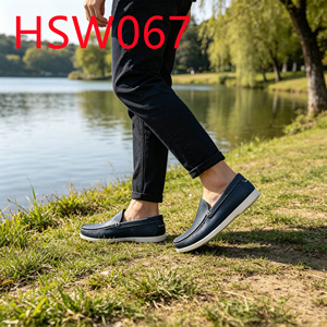 LLJ, scarpe da barca casual piatte antiscivolo con cuciture manuali in pelle di alta qualità per la spagna HSW068 - Product Image 4