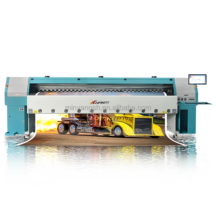 Challenger FY-3200AT H4 3200mm 3.2M wide format solvent printer