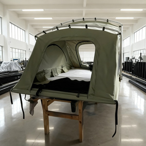 Carpa de techo para coche con refuerzo diagonal, 2000-3000 mm, tela Oxford de poliéster impermeable, una habitación, cuatro estaciones, apertura rápida automática - Product Image 3