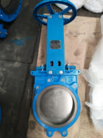 Vanne à lame coulissante manuelle à bride DN650 150lb en acier inoxydable 316 pour l'eau