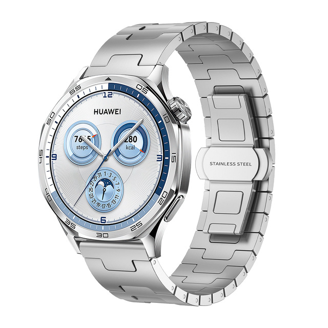 Luxury 22mm Titanium Alloy Watch Band Breathable Smart Watch Strap for Huawei Watch GT5 for GT4 5 4