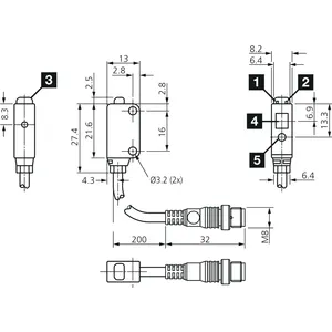 LR21K4000P3-K-T4 สามารถรวมเข้ากับเซ็นเซอร์และแผงกั้นแสงขนาดเล็กที่มีประสิทธิภาพสูงในซีรีส์ O-20 ได้อย่างง่ายดาย - Product Image 2