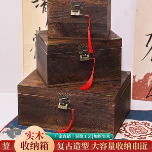 Wooden <b>Box</b> With Butterfly Clasp Alloy <b>Lock</b> Multipurpose Jewelry Organizer Small Medium Large Size - Product Image 5