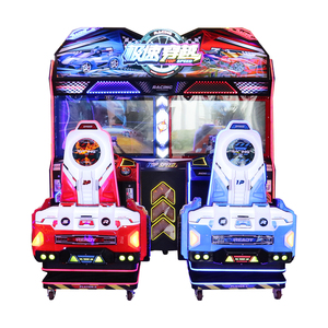 Machine d'arcade de course automobile à vitesse maximale, qualité commerciale, pour 2 joueurs, équipement de jeu de conduite automobile, directement de l'usine - Product Image 3