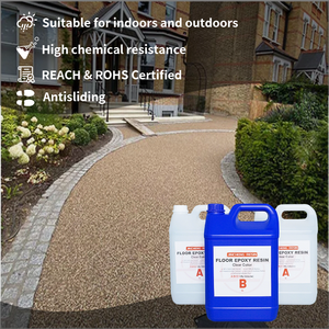 Pintura <span class=keywords><strong>de</strong></span> Piedra Lavada Antideslizante 2:1 al por Mayor para Escaleras, Paredes, Revestimiento <span class=keywords><strong>de</strong></span> <span class=keywords><strong>Suelos</strong></span> Exteriores, Grava Decorativa Expuesta, Grava para Caminos - Product Image 2