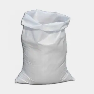 25kg 50kg मुद्रण योग्य polypropylene बुना आटा बोरियों पीपी बुना सफेद चावल पैकेजिंग बैग