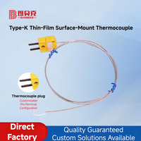 Capteur de température à thermocouple à couche mince de type K à montage en surface Type T Sonde adhésive en surface pour les mesures de température