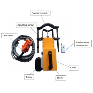 KDZD220 profesyonel endüstriyel kablosuz uzaktan kumandalı hidrolik kablo Piercing sistem kablosu arıza Pricker bıçakladı dedektörü - Product Image 6