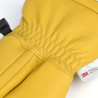 Mitaines d'hiver en cuir véritable haut de gamme, imperméables, pour hommes et femmes, pour le ski, le snowboard et les sports d'hiver