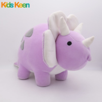 Personnage de dessin animé dinosaure animaux en peluche couleur personnalisée Dragon en peluche beau Style cadeaux de vacances pour les enfants