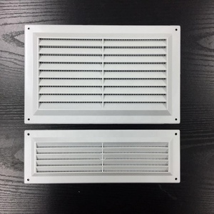 9''X3'' Fixed Fixed White <strong>Plastic</strong> Air Louvre <strong>Vent</strong> <strong>Cover</strong> - Product Image 2