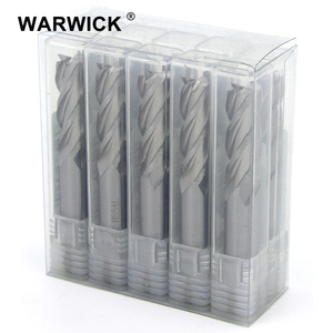 Thép tốc độ cao (HSS) mũi vuông cuối nhà máy với thiếc kết thúc 6mm Đường kính chân tráng hoặc altin OEM hỗ trợ - Product Image 2