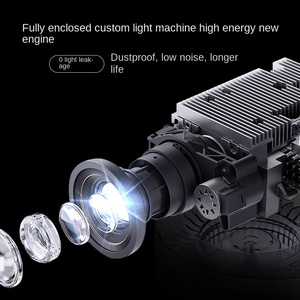 Xiaohui Home Theater Wemi K10 Ultra HD Portable Projector Supports <strong>Decoding</strong> 4K Projector - Product Image 5