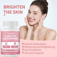 OEM S-acetyl L-Glutathion Capsules Kruiden 500mg 10000mg Huidverlichtende Beautyproducten Supplement S Acetyl Glutathion Capsule