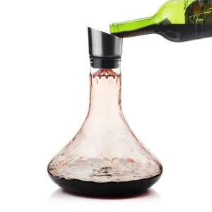 Bestverkopende Verkopers Unieke Bar Kristallen Glazen Wijnglazen Glaswerk Karaf Beluchter Karaf Wijn Karaf Pitcher Set